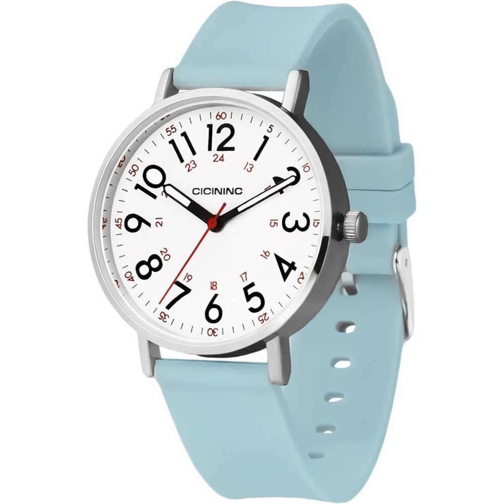 Women's Echeveria Blue Analog Silicone Band Read Dial Stylish Comfortable Watch